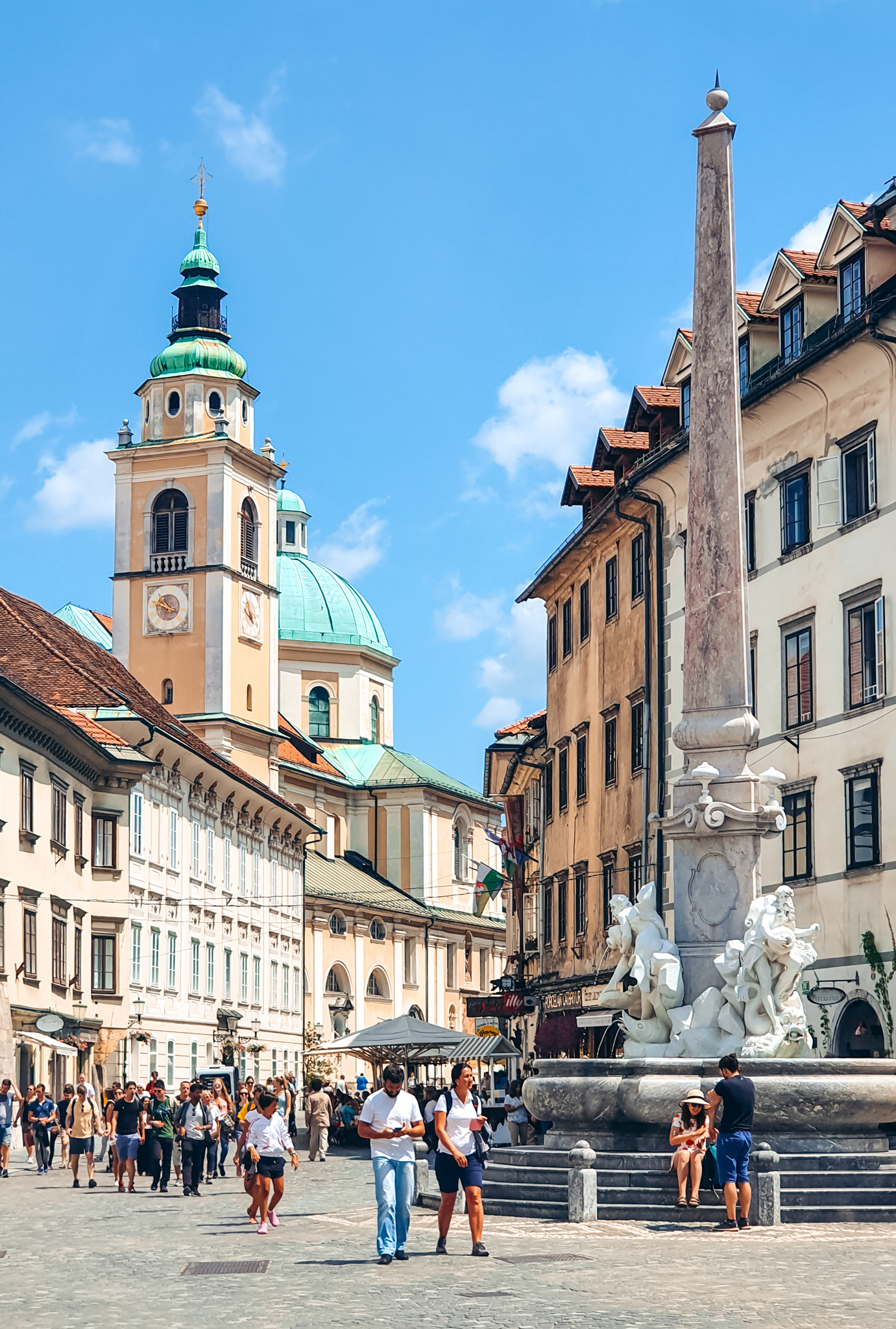 St Nicholas Cathedral in Ljubljana, Slovenia