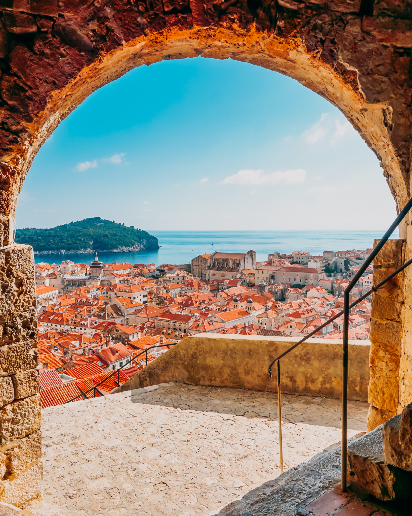 Walls of Dubrovnik view 