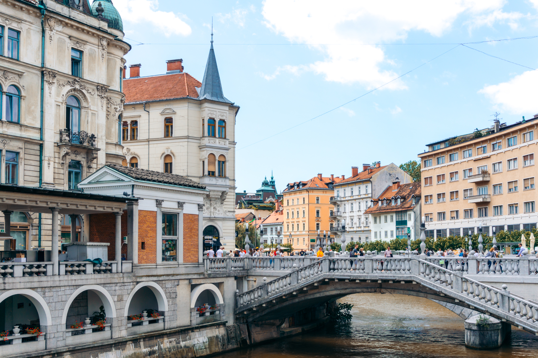 Triple Bridge Ljubljana, Slovenia
