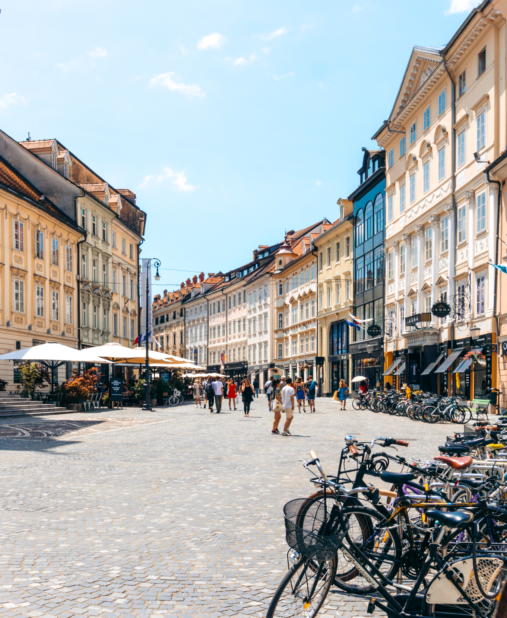 Mestni Trg in Ljubljana, Slovenia
