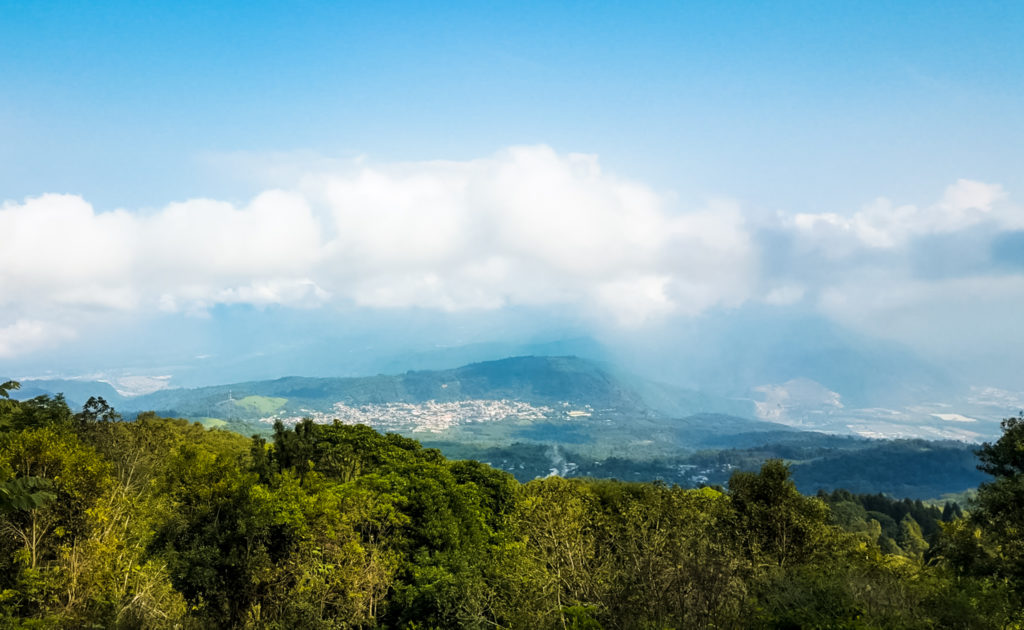 View of Guatemala City from Pacaya