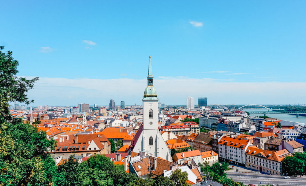 views from Bratislava Castle