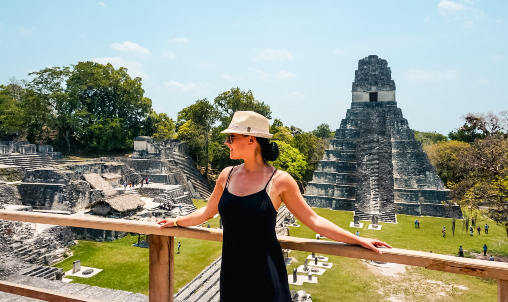 Tikal Guatemala Gran Plaza view